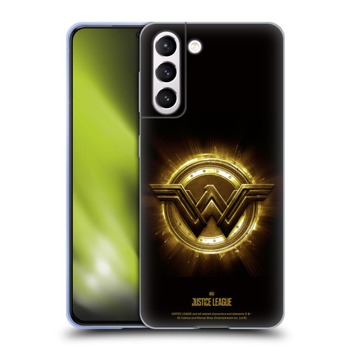 Justice League Movie Logos Wonder Woman 2 Soft Gel Case for Samsung Galaxy S21 5G