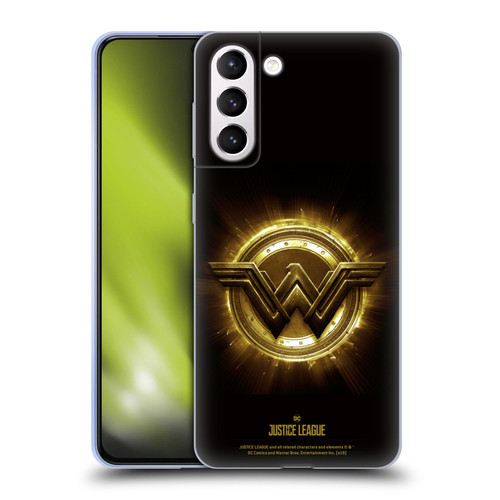 Justice League Movie Logos Wonder Woman 2 Soft Gel Case for Samsung Galaxy S21+ 5G