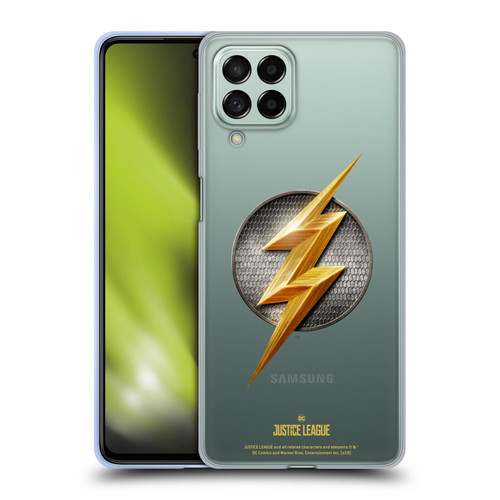 Justice League Movie Logos The Flash Soft Gel Case for Samsung Galaxy M53 (2022)