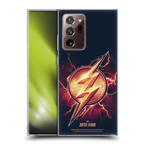 Justice League Movie Logos The Flash 2 Soft Gel Case for Samsung Galaxy Note20 Ultra / 5G
