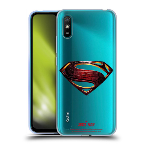 Justice League Movie Logos Superman Soft Gel Case for Xiaomi Redmi 9A / Redmi 9AT