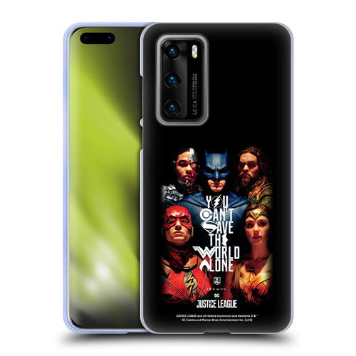 Justice League Movie Posters You Can't Save Soft Gel Case for Huawei P40 5G