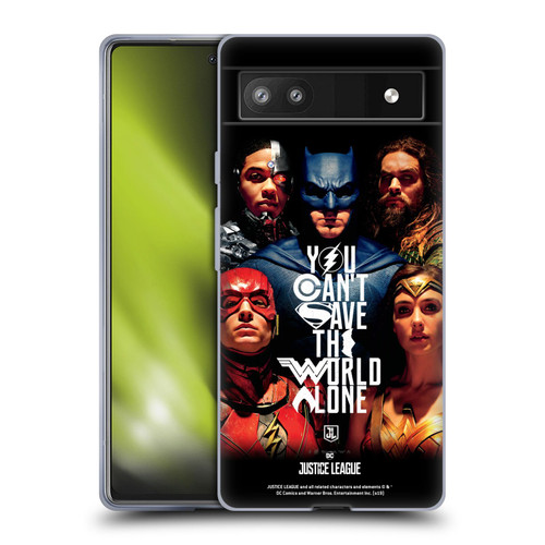 Justice League Movie Posters You Can't Save Soft Gel Case for Google Pixel 6a