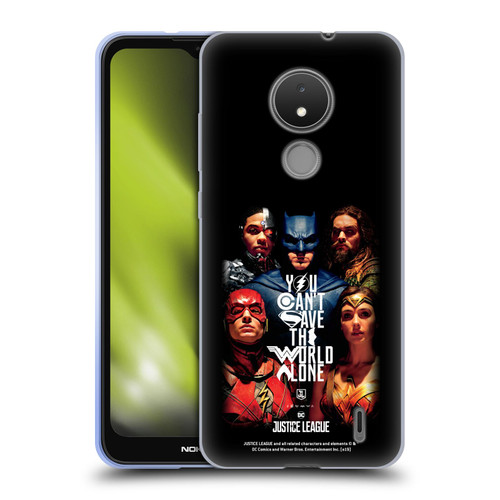 Justice League Movie Posters You Can't Save Soft Gel Case for Nokia C21