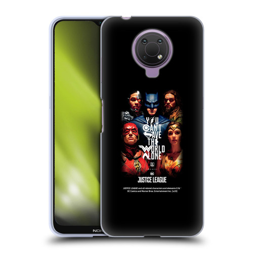 Justice League Movie Posters You Can't Save Soft Gel Case for Nokia G10