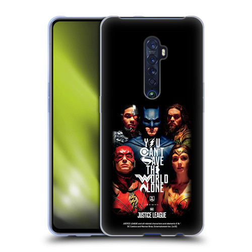 Justice League Movie Posters You Can't Save Soft Gel Case for OPPO Reno 2