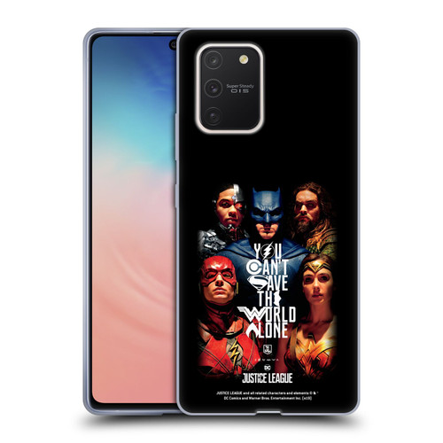 Justice League Movie Posters You Can't Save Soft Gel Case for Samsung Galaxy S10 Lite