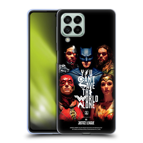 Justice League Movie Posters You Can't Save Soft Gel Case for Samsung Galaxy M53 (2022)
