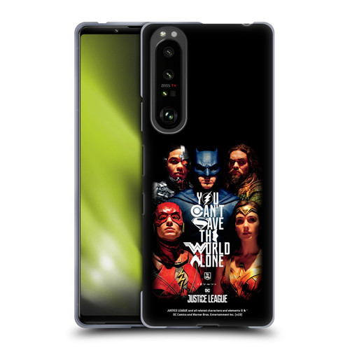 Justice League Movie Posters You Can't Save Soft Gel Case for Sony Xperia 1 III