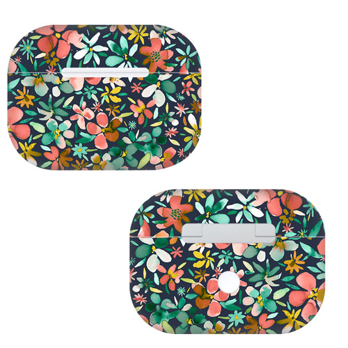 Ninola Assorted Colourful Petals Green Vinyl Sticker Skin Decal Cover for Apple AirPods Pro Charging Case