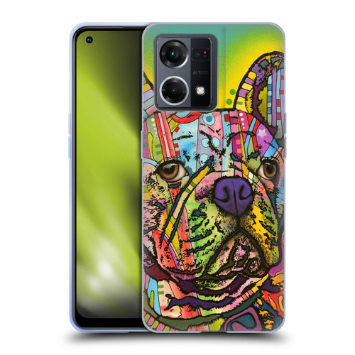 Dean Russo Dogs French Bulldog Soft Gel Case for OPPO Reno8 4G