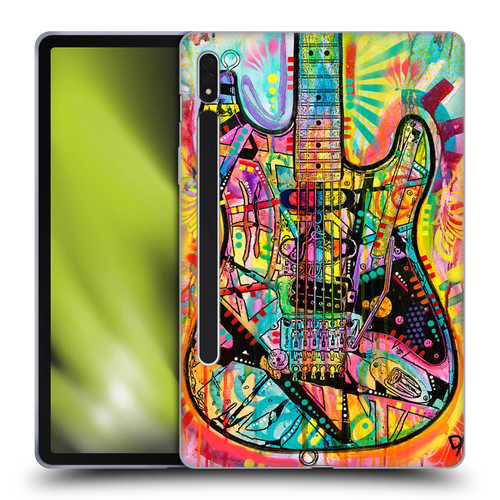 Dean Russo Pop Culture Guitar Soft Gel Case for Samsung Galaxy Tab S8