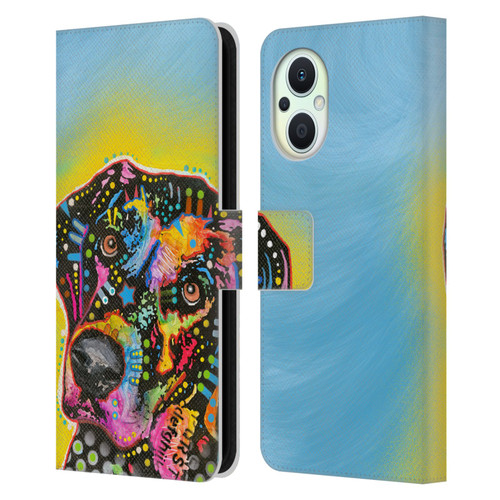 Dean Russo Dogs Labrador Leather Book Wallet Case Cover For OPPO Reno8 Lite