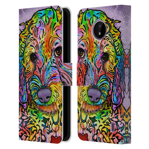 Dean Russo Dogs 3 Sweet Poodle Leather Book Wallet Case Cover For Nokia C10 / C20