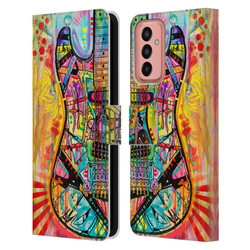 Dean Russo Pop Culture Guitar Leather Book Wallet Case Cover For Samsung Galaxy M13 (2022)