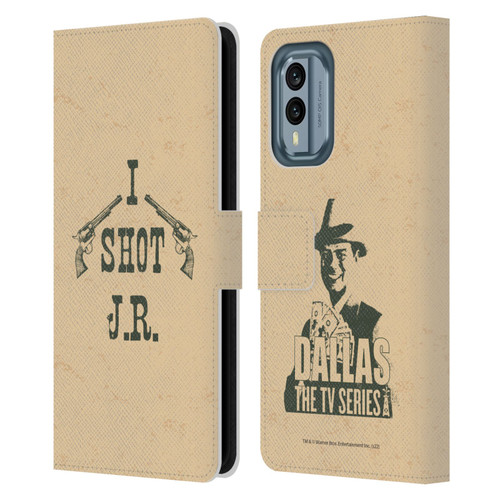 Dallas: Television Series Graphics Typography Leather Book Wallet Case Cover For Nokia X30