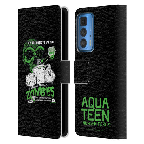 Aqua Teen Hunger Force Graphics They Are Going To Eat You Leather Book Wallet Case Cover For Motorola Edge 20 Pro