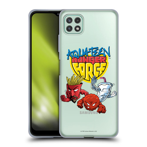 Aqua Teen Hunger Force Graphics Group Soft Gel Case for Samsung Galaxy A22 5G / F42 5G (2021)