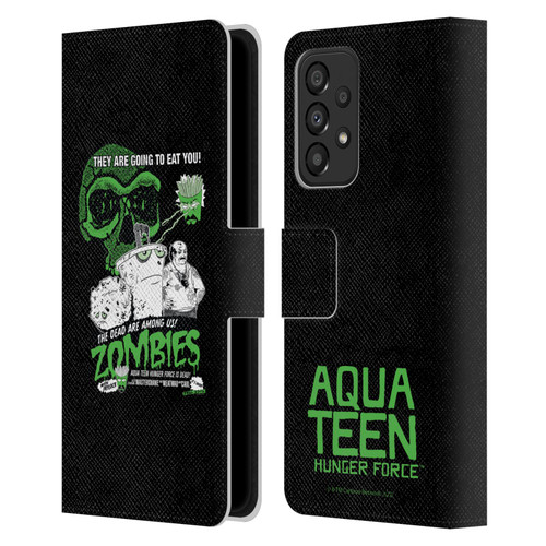 Aqua Teen Hunger Force Graphics They Are Going To Eat You Leather Book Wallet Case Cover For Samsung Galaxy A33 5G (2022)