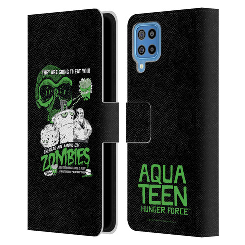 Aqua Teen Hunger Force Graphics They Are Going To Eat You Leather Book Wallet Case Cover For Samsung Galaxy F22 (2021)