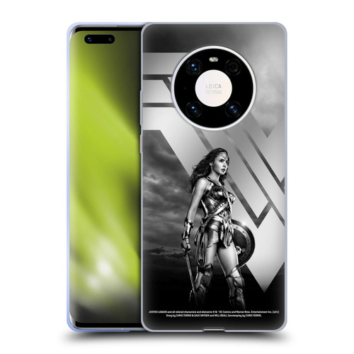 Zack Snyder's Justice League Snyder Cut Character Art Wonder Woman Soft Gel Case for Huawei Mate 40 Pro 5G