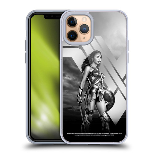 Zack Snyder's Justice League Snyder Cut Character Art Wonder Woman Soft Gel Case for Apple iPhone 11 Pro