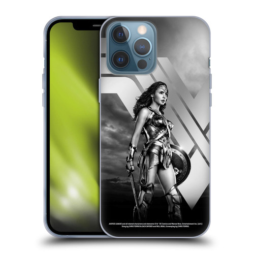 Zack Snyder's Justice League Snyder Cut Character Art Wonder Woman Soft Gel Case for Apple iPhone 13 Pro Max