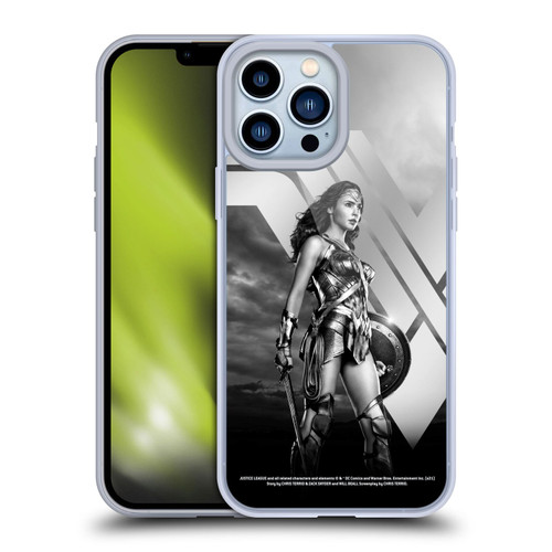 Zack Snyder's Justice League Snyder Cut Character Art Wonder Woman Soft Gel Case for Apple iPhone 13 Pro Max