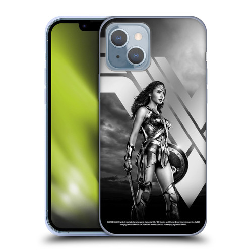 Zack Snyder's Justice League Snyder Cut Character Art Wonder Woman Soft Gel Case for Apple iPhone 14