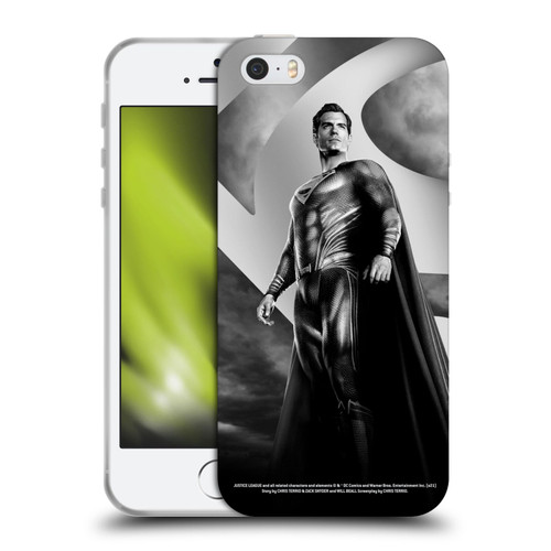 Zack Snyder's Justice League Snyder Cut Character Art Superman Soft Gel Case for Apple iPhone 5 / 5s / iPhone SE 2016