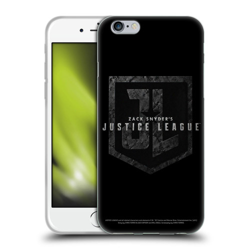 Zack Snyder's Justice League Snyder Cut Character Art Logo Soft Gel Case for Apple iPhone 6 / iPhone 6s