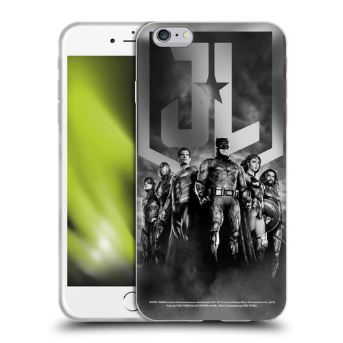 Zack Snyder's Justice League Snyder Cut Character Art Group Logo Soft Gel Case for Apple iPhone 6 Plus / iPhone 6s Plus