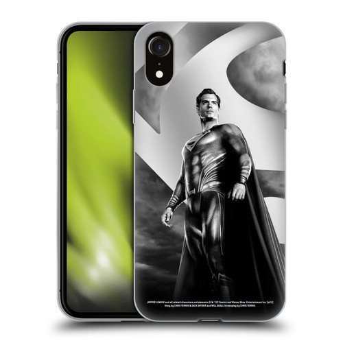 Zack Snyder's Justice League Snyder Cut Character Art Superman Soft Gel Case for Apple iPhone XR