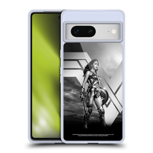 Zack Snyder's Justice League Snyder Cut Character Art Wonder Woman Soft Gel Case for Google Pixel 7