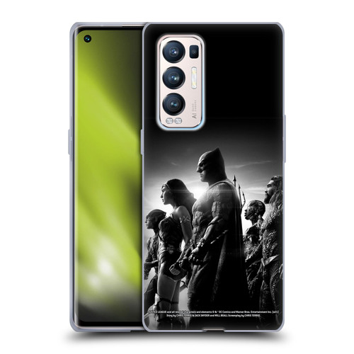 Zack Snyder's Justice League Snyder Cut Character Art Group Soft Gel Case for OPPO Find X3 Neo / Reno5 Pro+ 5G