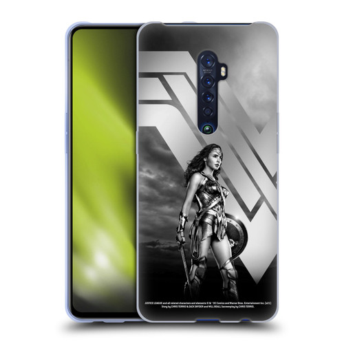 Zack Snyder's Justice League Snyder Cut Character Art Wonder Woman Soft Gel Case for OPPO Reno 2