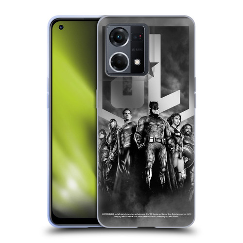 Zack Snyder's Justice League Snyder Cut Character Art Group Logo Soft Gel Case for OPPO Reno8 4G