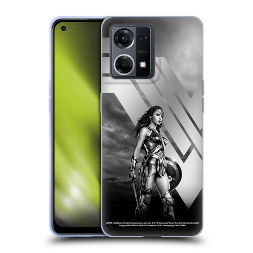 Zack Snyder's Justice League Snyder Cut Character Art Wonder Woman Soft Gel Case for OPPO Reno8 4G