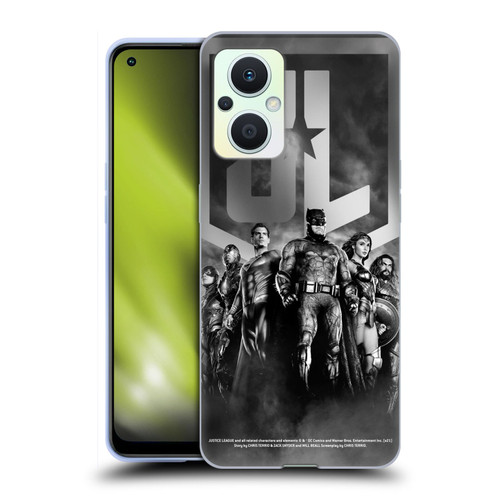 Zack Snyder's Justice League Snyder Cut Character Art Group Logo Soft Gel Case for OPPO Reno8 Lite