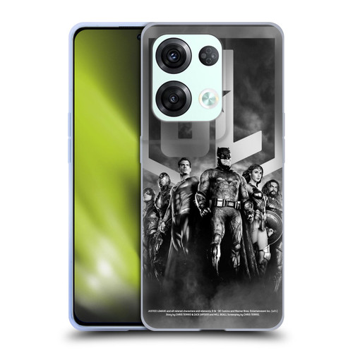 Zack Snyder's Justice League Snyder Cut Character Art Group Logo Soft Gel Case for OPPO Reno8 Pro