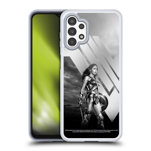 Zack Snyder's Justice League Snyder Cut Character Art Wonder Woman Soft Gel Case for Samsung Galaxy A13 (2022)