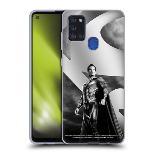 Zack Snyder's Justice League Snyder Cut Character Art Superman Soft Gel Case for Samsung Galaxy A21s (2020)