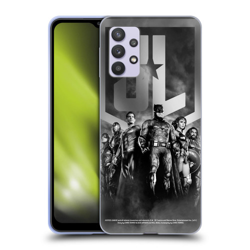 Zack Snyder's Justice League Snyder Cut Character Art Group Logo Soft Gel Case for Samsung Galaxy A32 5G / M32 5G (2021)