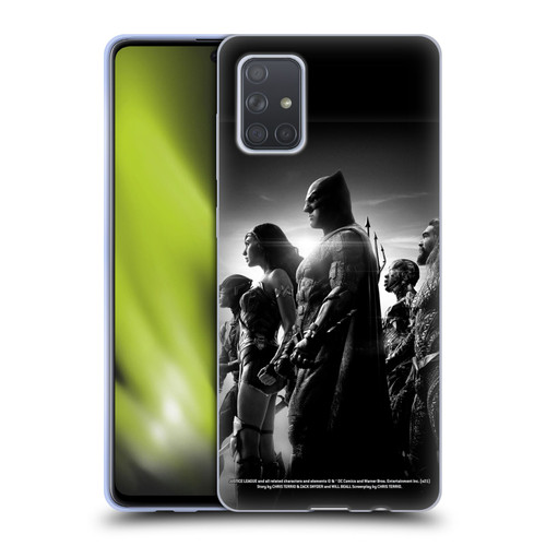 Zack Snyder's Justice League Snyder Cut Character Art Group Soft Gel Case for Samsung Galaxy A71 (2019)