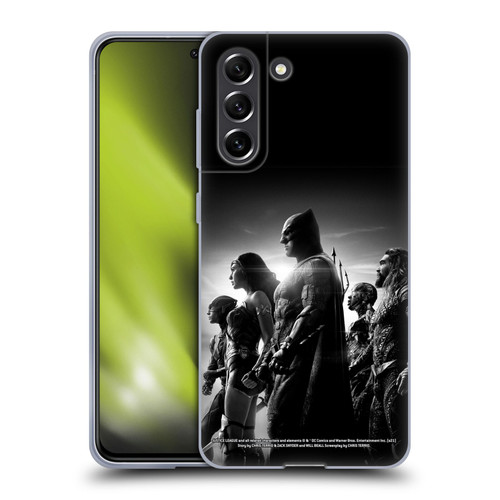 Zack Snyder's Justice League Snyder Cut Character Art Group Soft Gel Case for Samsung Galaxy S21 FE 5G