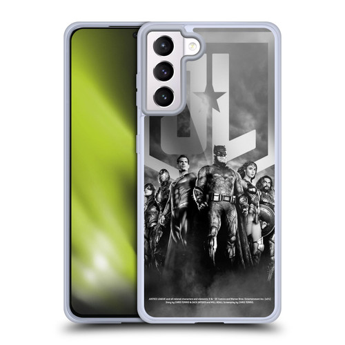 Zack Snyder's Justice League Snyder Cut Character Art Group Logo Soft Gel Case for Samsung Galaxy S21+ 5G