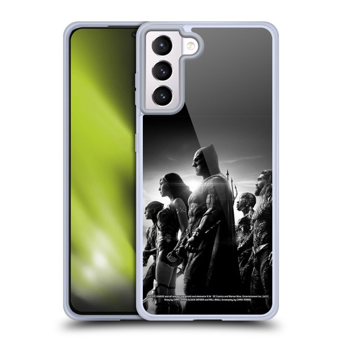 Zack Snyder's Justice League Snyder Cut Character Art Group Soft Gel Case for Samsung Galaxy S21+ 5G