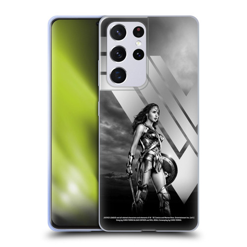 Zack Snyder's Justice League Snyder Cut Character Art Wonder Woman Soft Gel Case for Samsung Galaxy S21 Ultra 5G