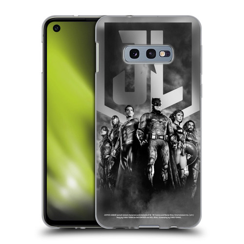 Zack Snyder's Justice League Snyder Cut Character Art Group Logo Soft Gel Case for Samsung Galaxy S10e