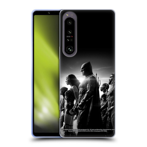 Zack Snyder's Justice League Snyder Cut Character Art Group Soft Gel Case for Sony Xperia 1 IV